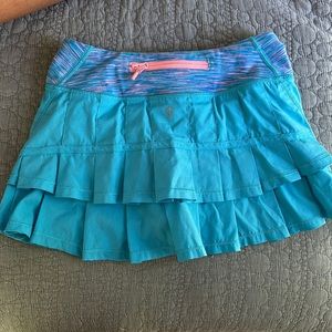 Kids(10) Ivivva blue athletic skirt